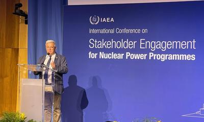 Kris Van Dijck op IAEA conferentie Wenen